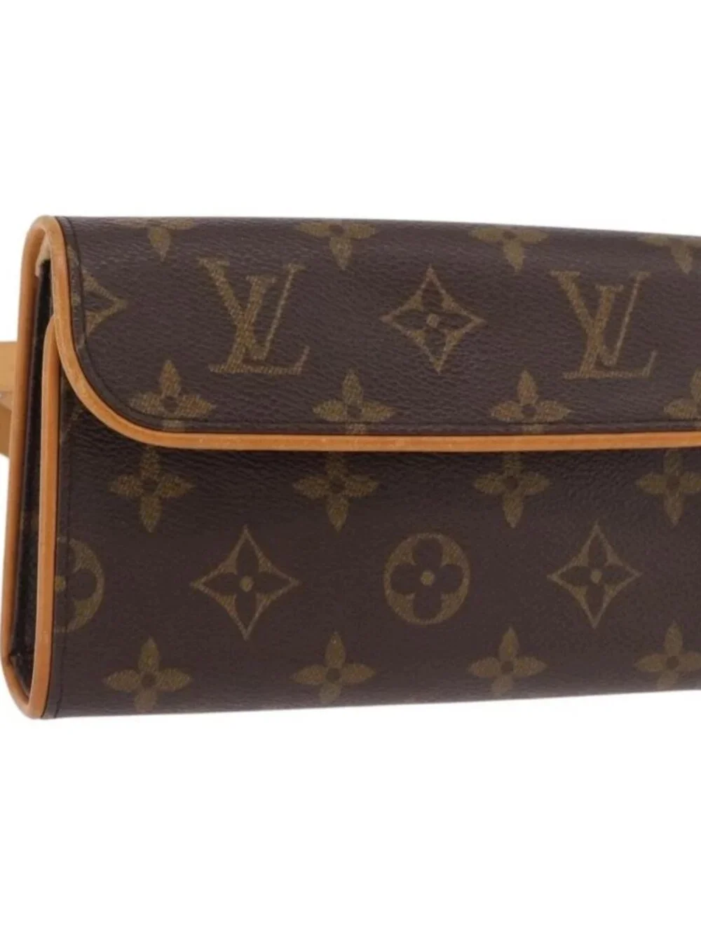 LOUIS VUITTON Monogram Pochette Florentine Waist bag M51855 LV Auth 186107V